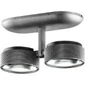 LIGHT-POINT Kattovalaisin , Cosmo C2, himmennettävä, Harmaa, Olohuone, Alumiini, Design