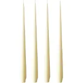 Ester & Erik -kynttilä, 4-pakkaus matta Buttermilk 17, 42 cm