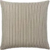 Broste Copenhagen Karen-tyynynpäällinen Vaaleabeige-musta, 60x60 cm