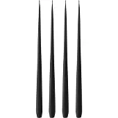 Ester & Erik -kynttilä, 4-pakkaus matta Velvet matt black 95, 42 cm