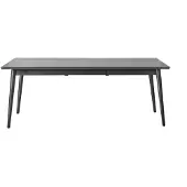 NJRD VIOR ruokapöytä 90x200 cm Mustalakattu tammi