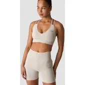 ICANIWILL Define Seamless V-neck Sports Bra Light Dusty Beige
