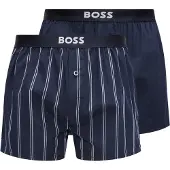 BOSS 2P Boxer Shorts Ew - Navy - S