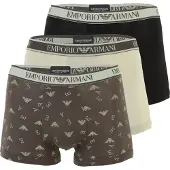 Emporio Armani for man. EM000370_AF20669 Set 3 Core boxers black, grey (L), Homewear, Cotton