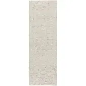 Scandi Living Fawn villamatto valkoinen 80x240 cm