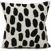 Fine Little Day Dots tyynynpäällinen 48x48 cm Beige-musta