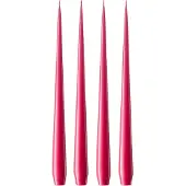 Ester & Erik -kynttilä, 4-pakkaus lakattu Deep pink 41/2, 32 cm