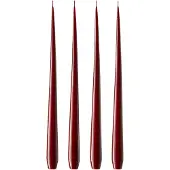 Ester & Erik -kynttilä, 4-pakkaus lakattu Deep wine 44/2, 42 cm