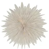 Scandi Living Luna adventtitähti valkoinen pilkullinen Ø80 cm