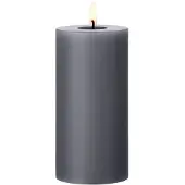 Ester & Erik LED-pöytäkynttilä 74 Dark Slate, 15 cm