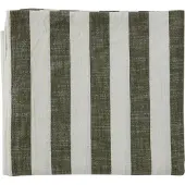 OYOY Living Striped pöytäliina 140 x 260 cm Olive