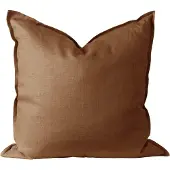 Scandi Living Calm tyynyliina pellava 50x50 cm Almond Brown