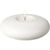 Scandi Living Stone lyhty Ø13 cm Valkoinen