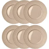 NJRD Lines-lautanen Ø 27 cm, 6 kpl beige