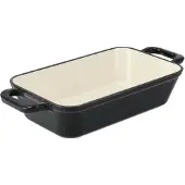 Nordwik valurautainen uunivuoka, 25x15 cm Musta