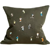 Fine Little Day Golfers tyynynpäällinen 48 x 48 cm Green
