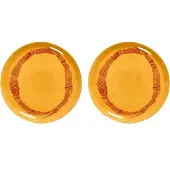 Serax Ottolenghi Feast lautanen L Ø26,5 cm 2-pakkaus Yellow stripes-red