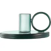 Muurla Loop kynttilänjalka Ø11 cm Sorsanvihreä