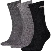 Puma Unisex Crew Sock 3P - Grey - 43-46