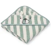 Liewood Albert Hooded Towel - Green - ONE SIZE