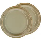 Villa Collection Evig lautanen Ø 26 cm 2-pakkaus Ruskea