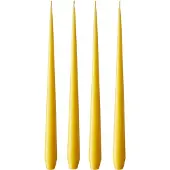 Ester & Erik -kynttilä, 4-pakkaus matta dark Lemon drop 15/2, 32 cm