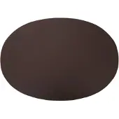 Ørskov pöytätabletti nahka ovaali 47x34 cm Chocolate