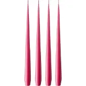 Ester & Erik -kynttilä, 4-pakkaus matta Deep pink 41/2, 42 cm