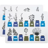 Almedahls Persons maustekaappi pöytätabletti 30x40 cm 2-pakkaus Sininen
