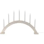 Scandi Living Sky adventtikynttilänjalka kaari 41 cm Valkolaseroitu