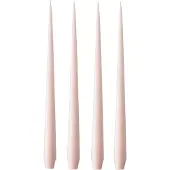 Fyrklövern -kynttilä, 4-pakkaus matta Rosewater 51, 32 cm