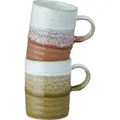 Denby Kiln Accents muki 40 cl 2 osaa Ochre-rust