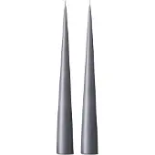 Ester & Erik -kartiokynttilä 37 cm, 2-pakkaus matta Dark slate 74