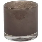Olsson & Jensen Nilla kynttilälyhty 8 cm Ruskeanharmaa
