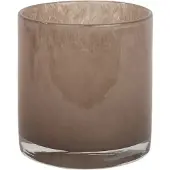 Olsson & Jensen Nilla kynttilälyhty 12 cm Ruskeanharmaa