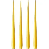 Ester & Erik -kynttilä, 4-pakkaus lakattu Lemon drop 15-0, 32 cm