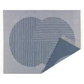 NJRD Circles villahuopa 130x185 cm Sininen