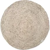 Classic collection Merino villamatto pyöreä Ø 160 cm Beige