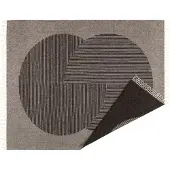 NJRD Circles villahuopa 130x185 cm Ruskea