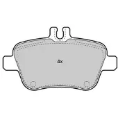 FREMAX Jarrupalasarja (4kpl), levyjarru FBP-1870