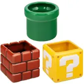 Super Mario - Block, Brick Block & Warp Pipe - Napostelukulhot (3 kpl setti)