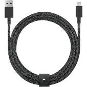 Native Union Belt USB-A - Lightning kaapeli (musta)