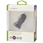 Nedis 2 x 2.4A 24W USB autolaturi
