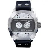 666 Barcelona Kello - - 251 - Nahka - Valkoinen - 47 mm