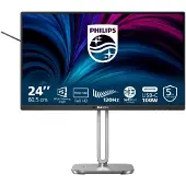 Philips 24" 4000 series 24B2U4301/00, 120Hz Full HD-monitori, musta/hopea