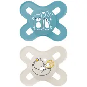 Mam Start Blue & White Animal Design 0–2 kk Tutti – 2 kpl