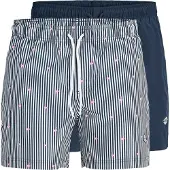 Jack & Jones Jpstmaui Breeze Mini Stripe Swim Mp - Navy - S