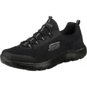 SKECHERS Slip on -tennarit 'Summits' tummanharmaa / musta