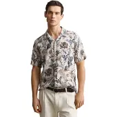 Gant Reg Aop Camp Collar Shirt - Multi/patterned - XL
