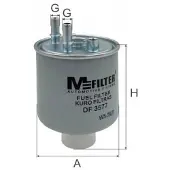 M-Filter Polttoainesuodatin DF 3577